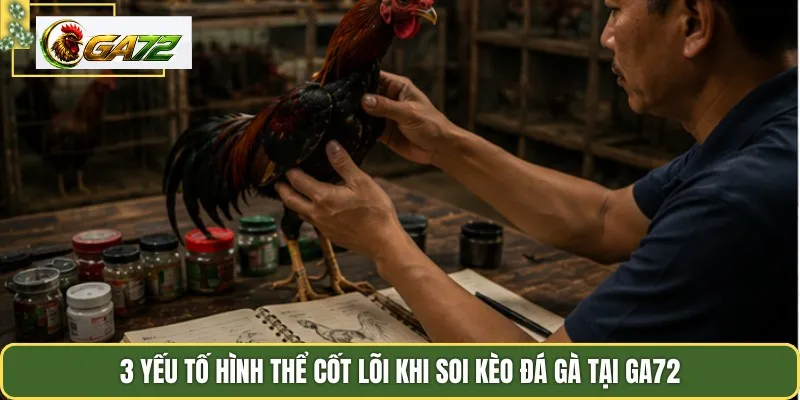 3 yếu tố hình thể cốt lõi khi soi kèo đá gà tại Ga72