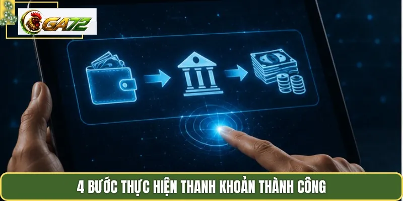 4 bước thực hiện thanh khoản thành công