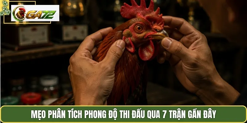 Mẹo phân tích phong độ thi đấu qua 7 trận gần đây