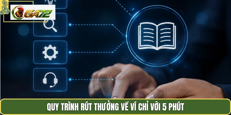 Quy trình rút thưởng về ví chỉ với 5 phút